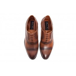 Pantofi pentru barbati, din piele natural maro - Ricardo Montesi